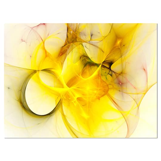Designart - Light Yellow Nebula Star